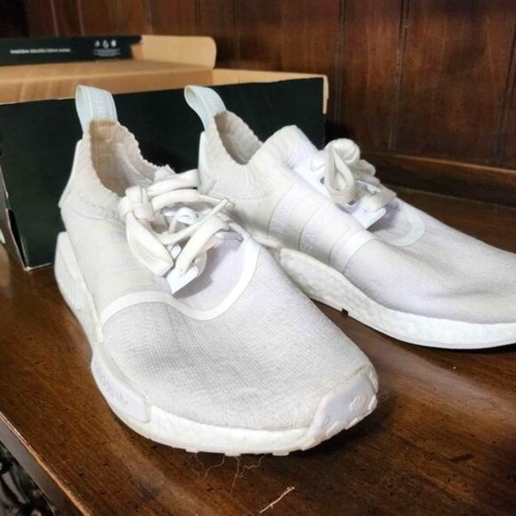 All-White Men's NMD Sneakers - Size 7 (2016 Release) - Picture 1 of 4